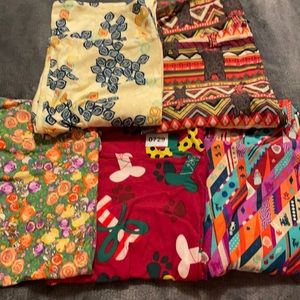 BUNDLE- 5 pairs Lularoe TC Leggings